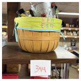 Easter Gift Basket with Steelers Mug, Red Skelton