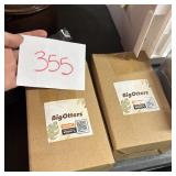 Pair of BigOtters Branded Sealed Cardboard Boxes