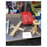 wooden toys lot