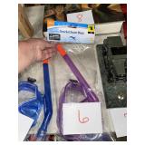 1 new snorkel swim mask purple