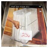 Pull Out Under Cabinet Wire Trash Bin
