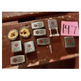 Carstensen Vintage lighters, pocketknife, pi