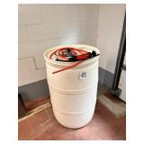 Industrial white plastic drum barrel