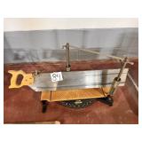 vintage Stanley miter box set garage