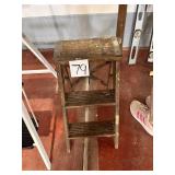 Wooden stepstool