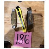Vintage Japanese Lockback Pocket knife, box cutter