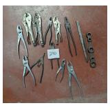 mechanical pliers, tools