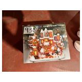 Fiber optic Gingerbread village Christmas decor