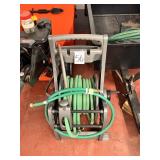 Suncast hose reel cart and hose