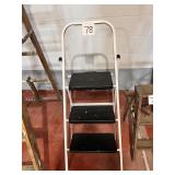 Three-Step Folding Metal Step Stool