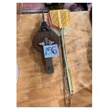 Vintage fireplace bellow with Eagle