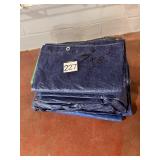 Blue Polyethylene tarpaulins tarps