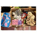 Hair accessories, rope/yarn, craft supplies