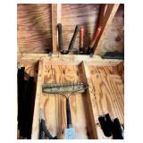 Rake, Hedge trimmers, pitchforks