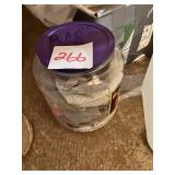 Plastic Jar of Rags