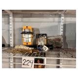 Work Light, Night lights, wooden spool holder