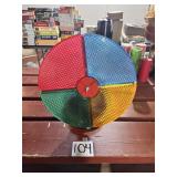 Vintage Christmas tree rotating color wheel