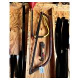 Bow saw, heavy-duty pipe wrench