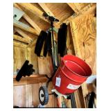 Vintage cyclone B1 rotary seed spreader