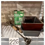 Adhesive Remover, tool, plastic bin, garage lot