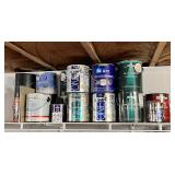 Behr Marquee, Olympic One paint cans