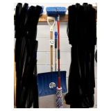 Snow shovel, mop broom