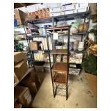 Wooden and metal display rack