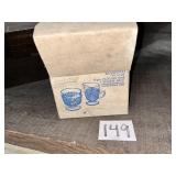 Indiana Glass Diamond Point Sugar creamer set
