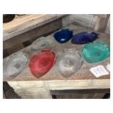 Vintage Arcoroc France Poisson Glass fish plates