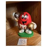 Red Peanut M&M Football 1995