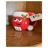 Christmas Red M&M Mug Galarie Santa