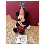 Disney Happy new year 2001 Mickey mouse bean bag
