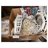 Wall decor vintage white faux bamboo