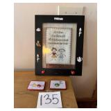 Frame poem sister, M&M magnets