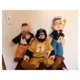 Popeye 1985 Hamilton gifts vintage dolls Wimpy
