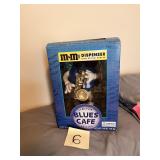 M&M Candy dispenser Blues cafe saxophone