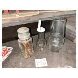 Vintage glass, jar, glassware