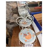 Hand painted chairs seashell heart-shaped