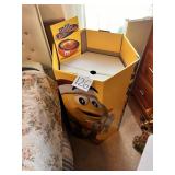 M&M Display rack cardboard stand