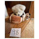 Boyds bear plush Johnny B Touchdown