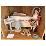 Norman Rockwell No Swimming doll Danbury Mint
