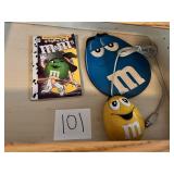 M&M Mouse & Mouse pad, sticker book