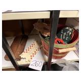 Cowhide bag and Sign