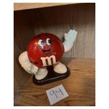 Vintage Red M&M candy dispenser