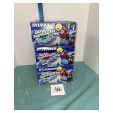3 VTG Sylvania Santa Search Lights