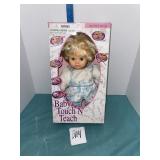 VTG baby touch n teach doll