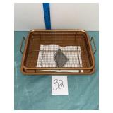 new copper Chef 2 piece crisper tray set