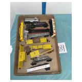 HO scale trains railroad lot