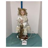 working animated Christmas doll