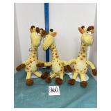 Toys R Us Geoffrey the Giraffe plush toys lot